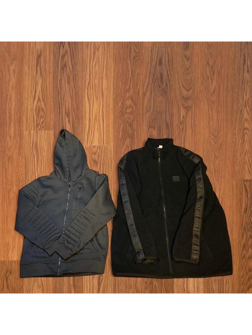 Calvin Klein and MJC Jeans Women's Black and Grey Jacket